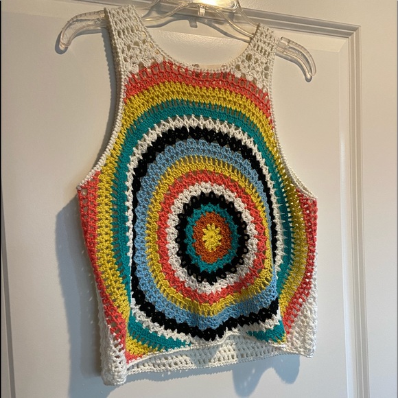 Altar'd State Tops - ALTAR’D STATE hippie look crocheted tank top